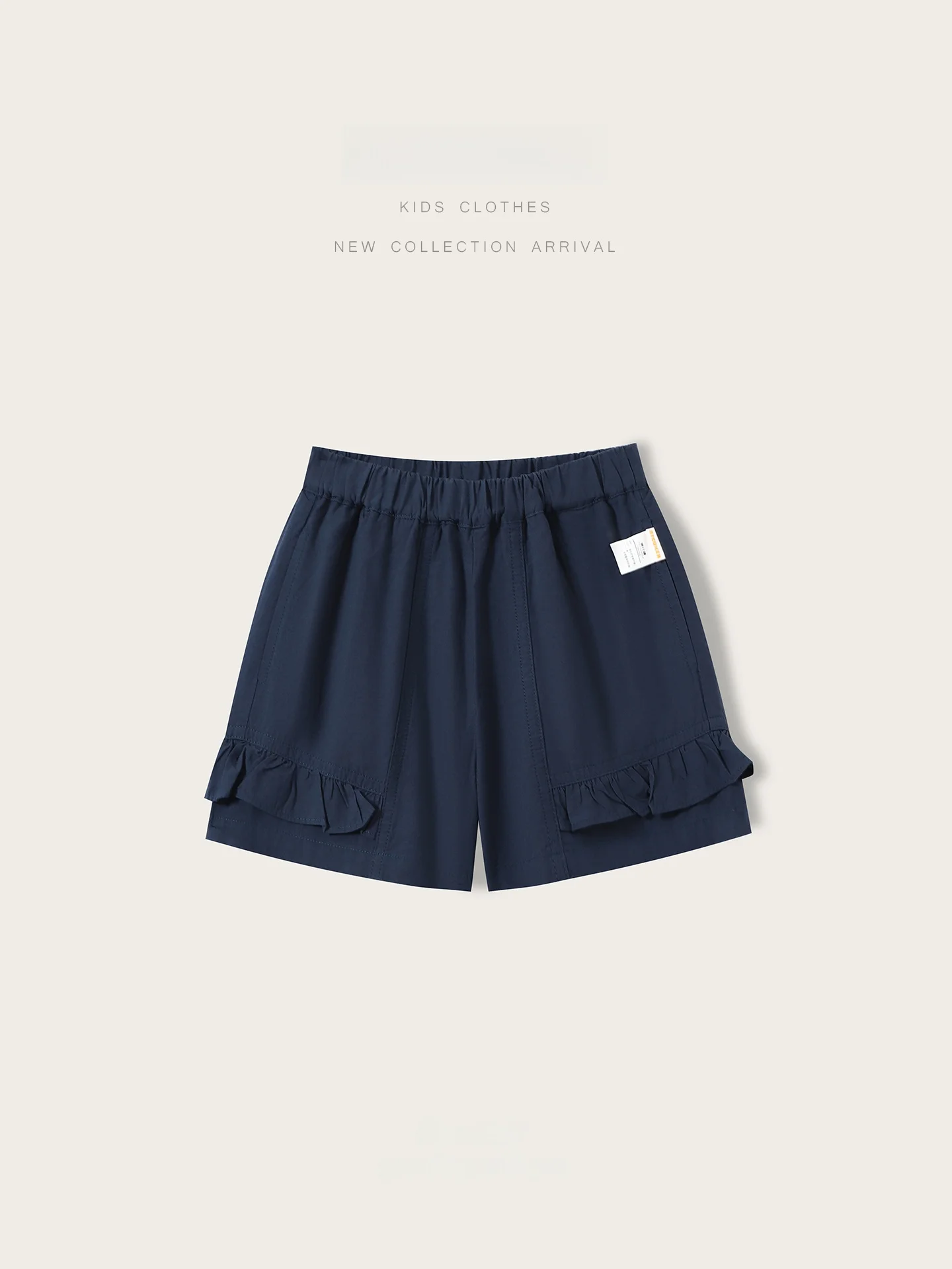 pantalons-a-volants-decontractes-pour-filles-shorts-d'ete-a-la-mode-pour-enfants-pantalons-a-jambes-droites-melange-de-coton-et-de-fibres-de-lyocell