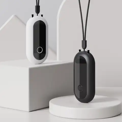 휴대용 개인 웨어러블 목걸이 음이온 이온화 장치 음이온 공기, 사무실 차량용 USB 충전식 700mAh 공기 청정기 Best5