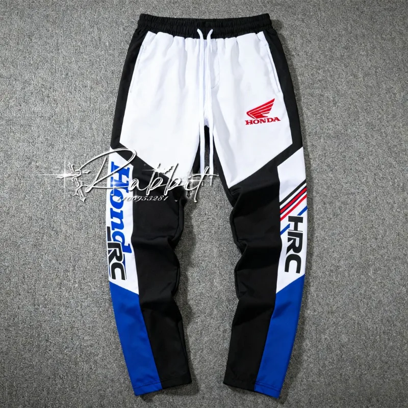 

2025 New Honda Racing Team Cycling Speed Dry Sunscreen Pants Men's Track Rider F1 Racing Athlete Fashion Street Pants