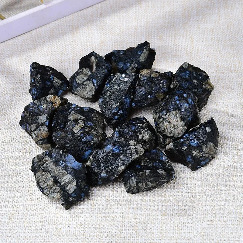 Natural Craft Llanite Stone, Blue Que Sera Llanite, Natural Home Decor, Raw Materials for Jewelry Making, Minerals for Collectio