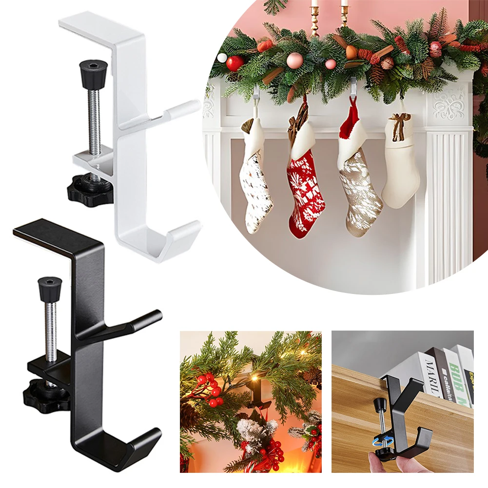 

Garland Stocking Holders For Mantel Metal Fireplaces Wreaths Hanger For Xmas Stockings/Wreaths