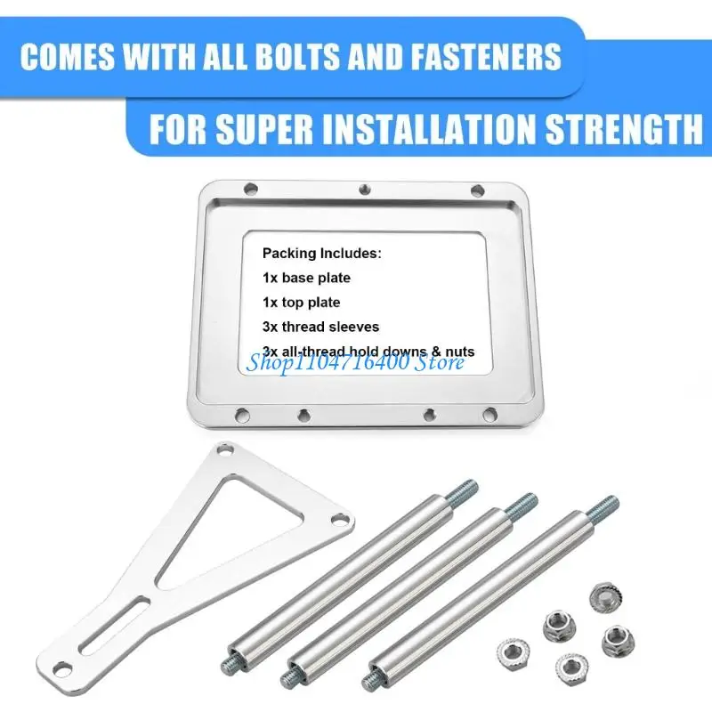 y1gd Aluminum Battery Holder For Optima 34M D34M 34 34/78 D34 Easy Setup Universal Compatibility Corrosion Resistant Design