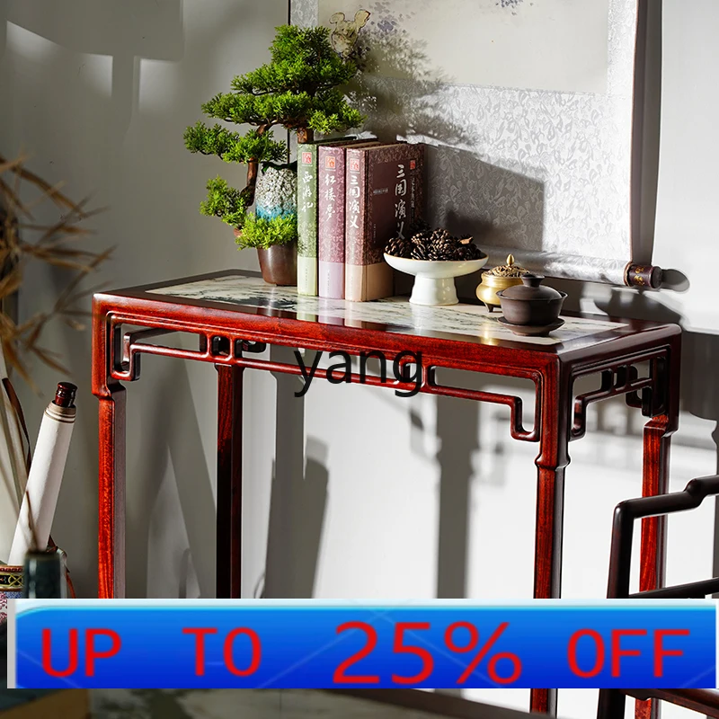 

Lh natural marble Ming-style flower stand flower several mahogany marble small strip case rack