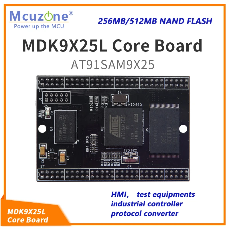 

MDK9X25L CORE BOARD,ATMEL AT91SAM9X25 HMI,industrial,vehical,medical,home appliances.bare metal,Linux SW SDK ARM9 SAM9X25 CAN