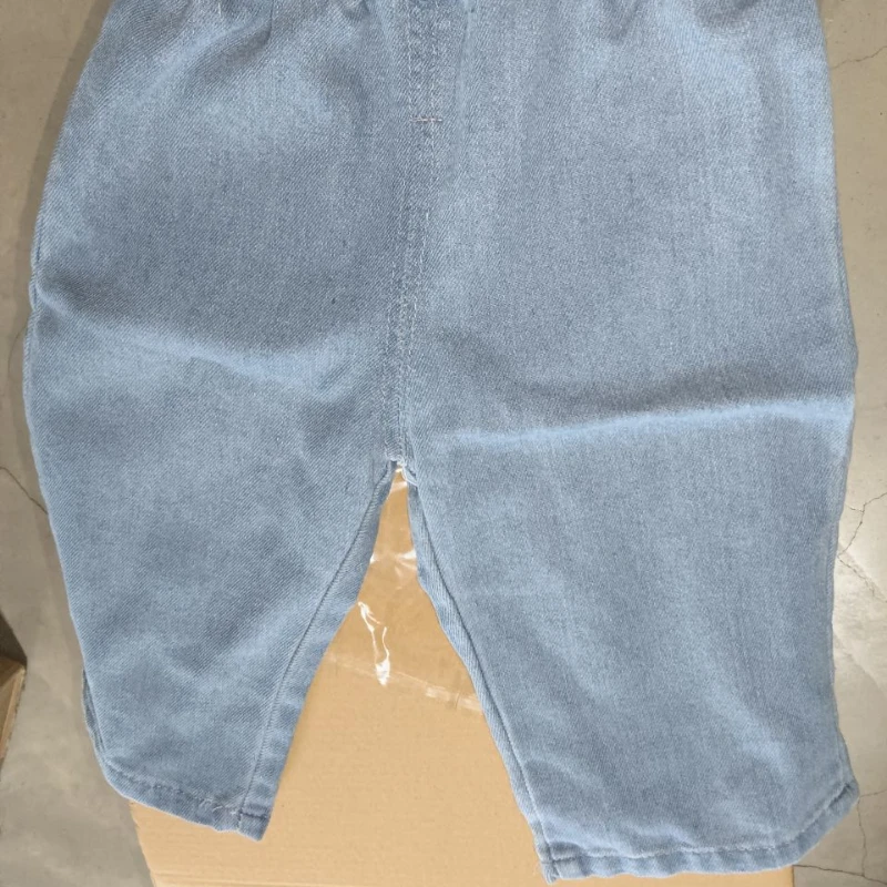 Baby Denim Pants 2024 New Fashion Children Casual Soft Blue Jeans Loose Trousers Boys Girls Kids Clothes