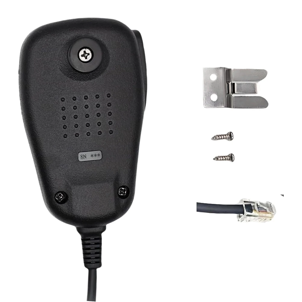 MH48 MH48A6J Microphone Compatible with For Yaesu FT 8900R FT 7900R Radios 6 Pin Connector with LED Night Light
