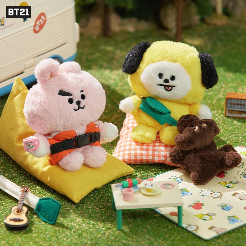 Line Friends Original Anime Plush Doll Toys Kawaii Koya Chimmy Tata Rj Cartoon Stuffed Plushie Animals Dolls Children Gifts Toys