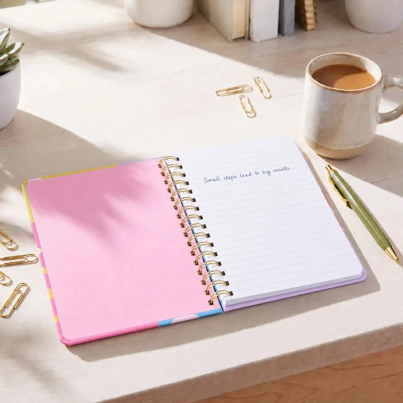Spiral Journal, Multicolor,Ruled, 192 Pages