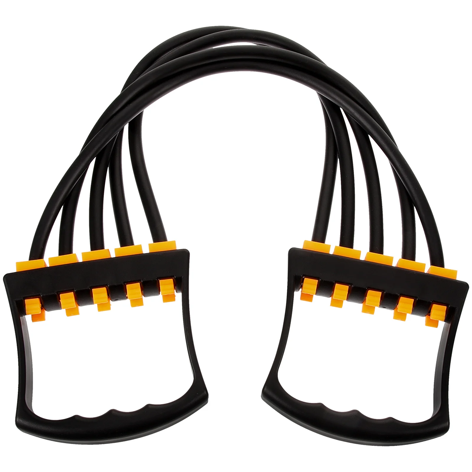

Chest Expander Black Random Fitness Rope Sports Stretch Bands Muscle Training Gym Accessory Resistance Cable Machine