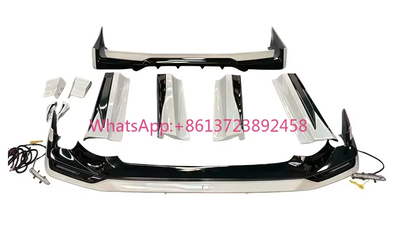 Car Bodykit for Toyota Vellfire AH40 2023+ Upgrade to GR Sport Style Front Rear Lip Side Skirts Car Body Kit Conversion Kit