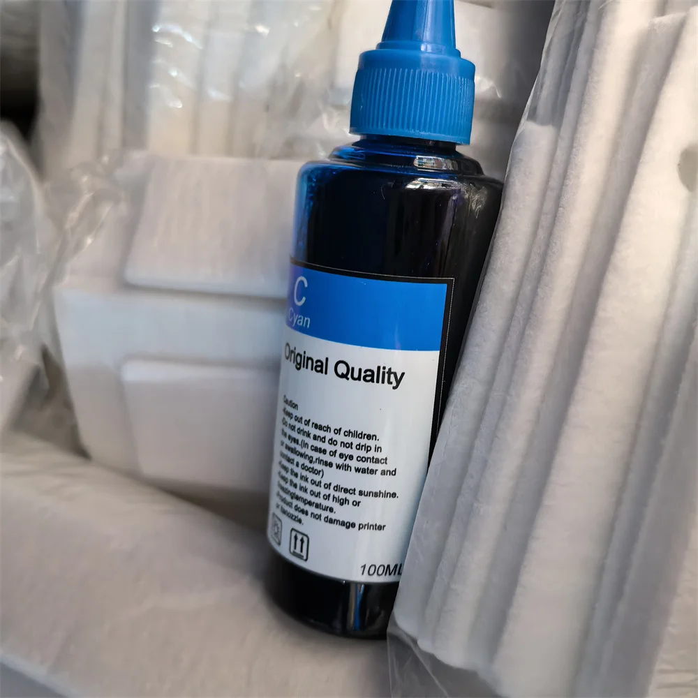 

Набор чернил для заправки, 100 мл для струйного принтера Canon HP Epson Brother Lexmark DELL, картридж с чернилами СНПЧ, 4 цвета, дропшиппинг