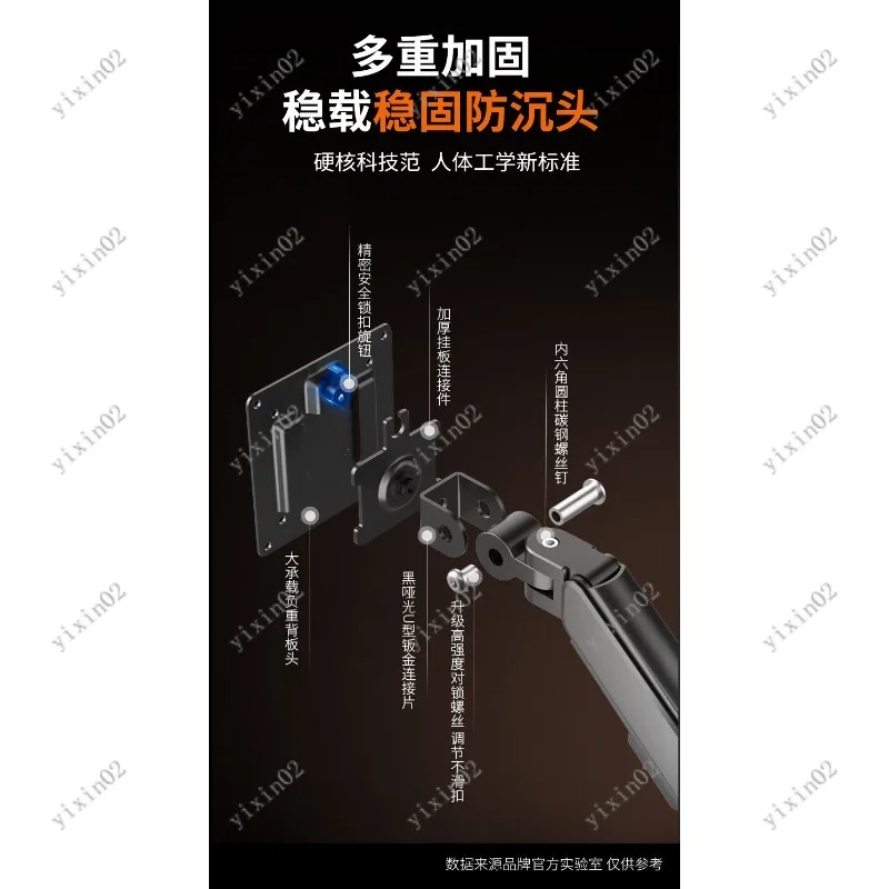 

Industrial Adjustable Wall Mount Monitor Arm Telescopic Lift Rotate for Digital Screen