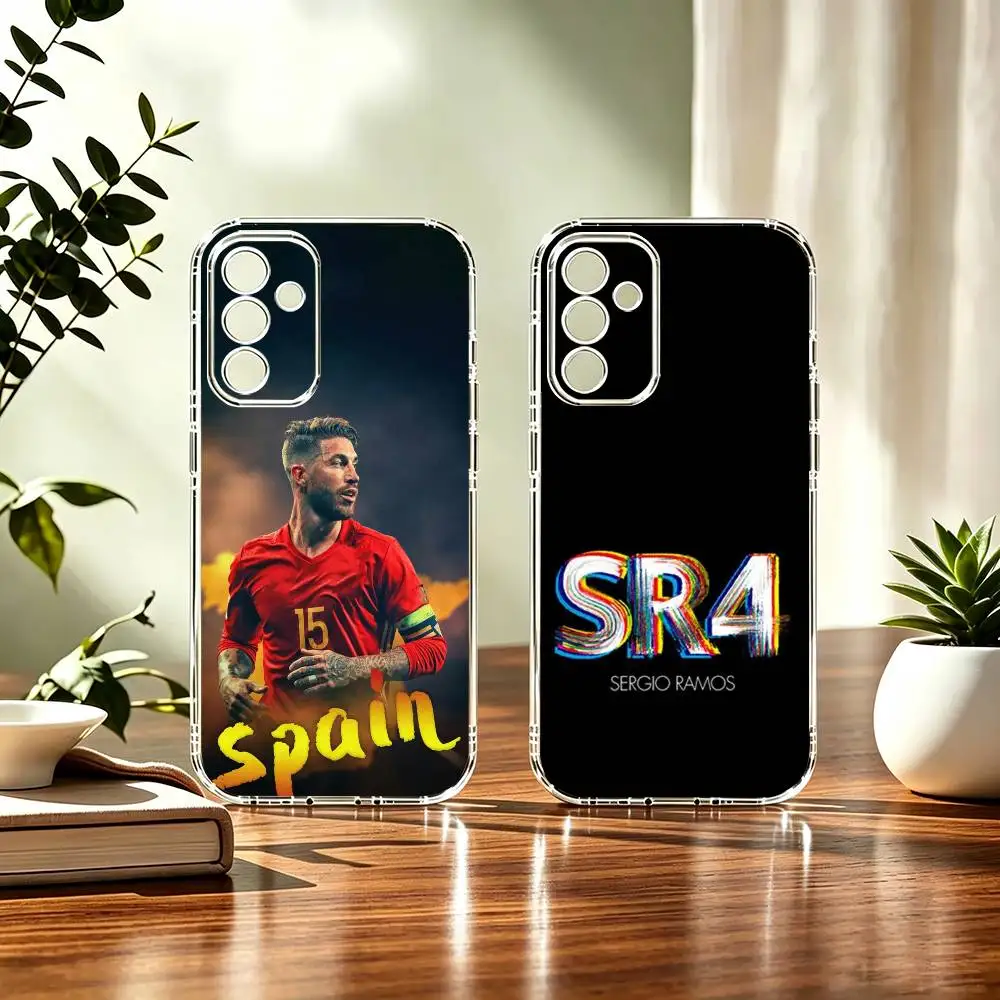 S-Sergio Ramos The Beast SR4 super leader Basic Phone Case For Samsung A71, A70, A52, A51, A40, A30, A20 Transparent Cover