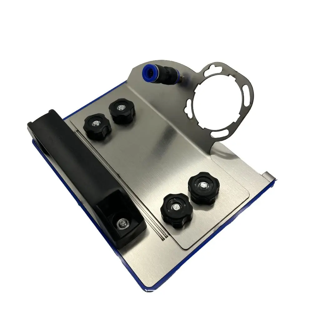 

Stainless Steel Angle Grinder Stand 45° Chamfer Cutting Easy Adjustment Chamfered Bracket Base Attachment Secure Clamping