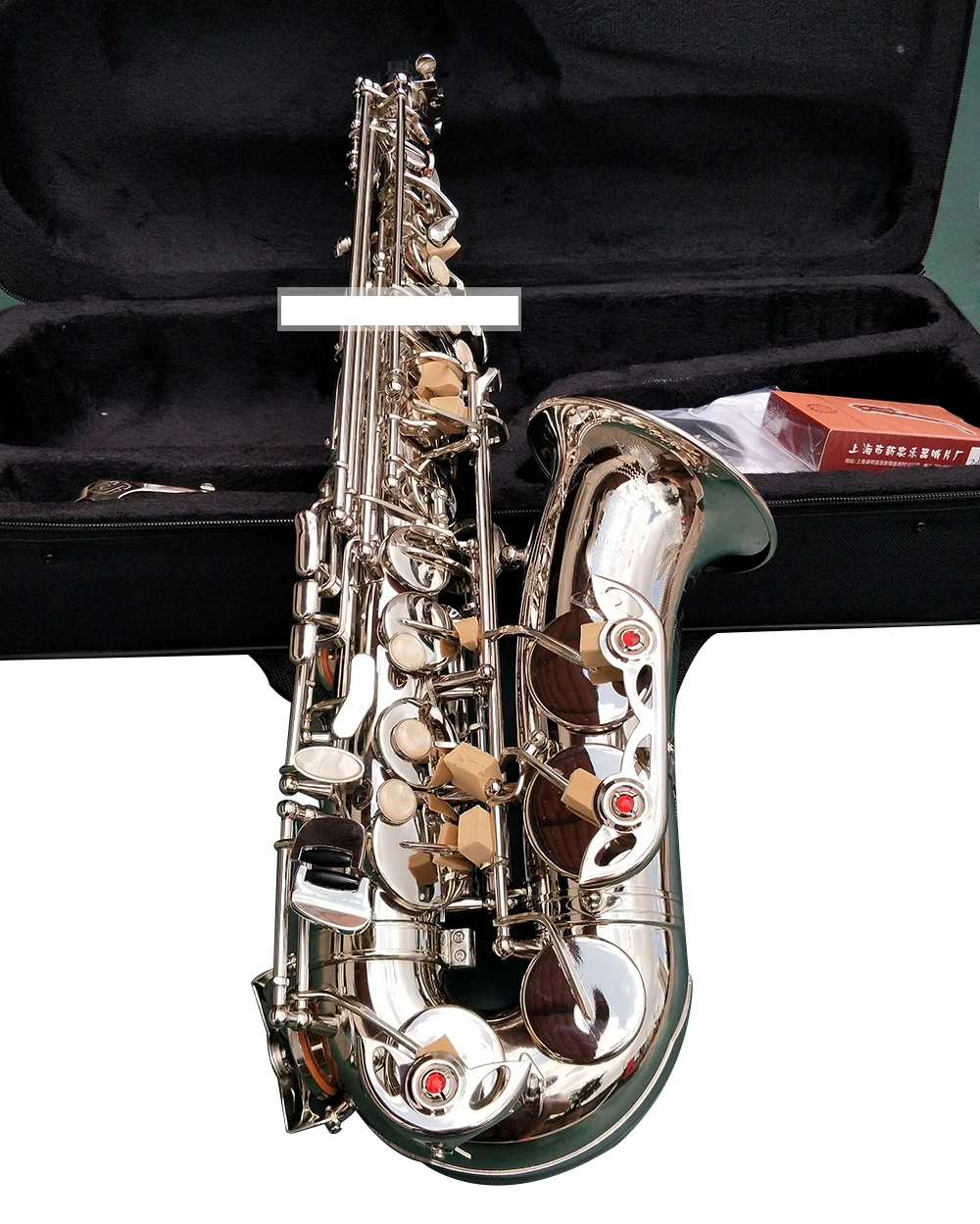 High Quality Classic Mark Model Alto Eb Tune Saxophone Nickel Plated E Flat Sax With Case Mouthpiece Reeds Straps Professional