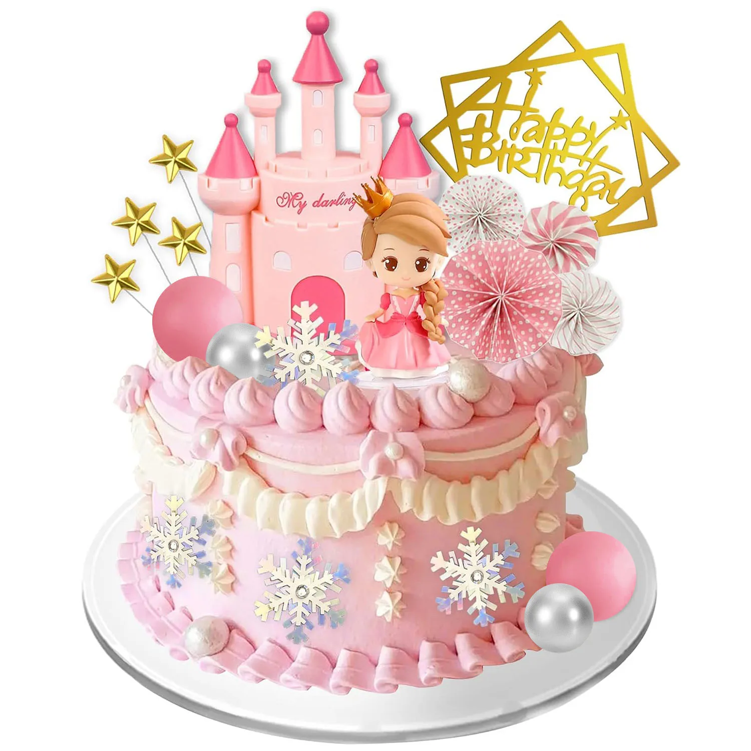 Princesa 1: La Mejor Decoración para Cumpleaños de Niña con Temática de Princesa