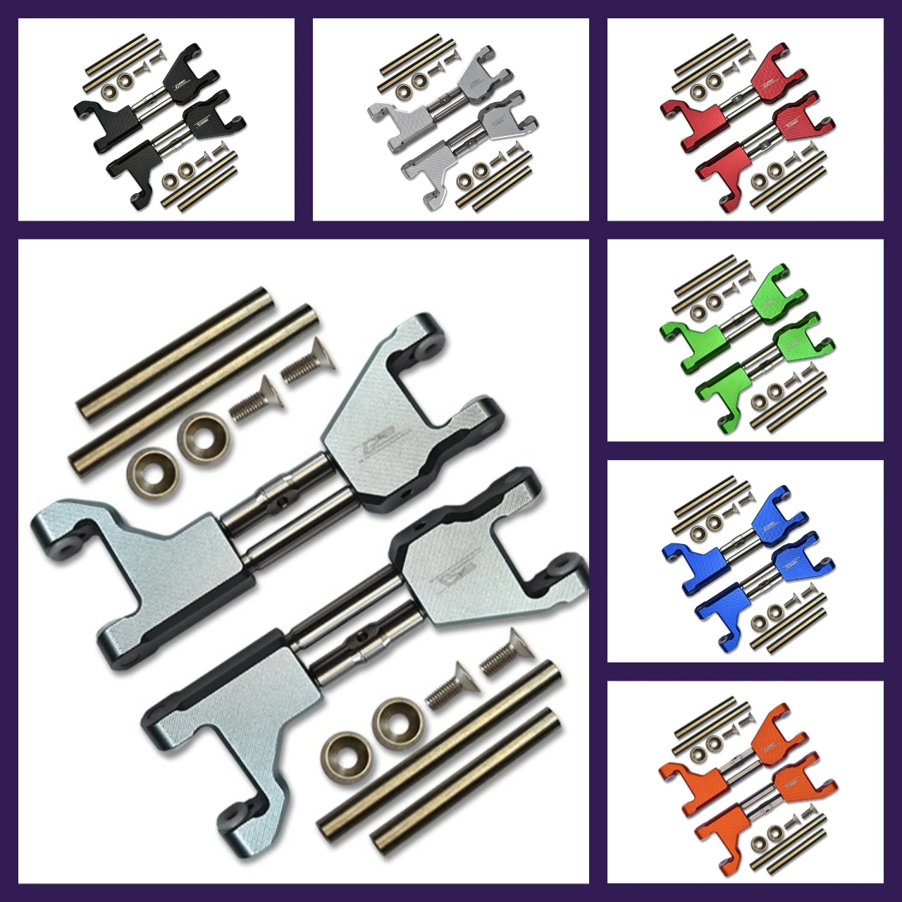

GPM SST & Alloy Supporting Mount F/R Upper Arms For TRAXXAS Maxx W/Widemaxx