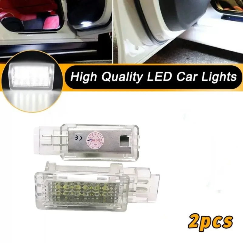 

2PCS WHITE LED Car Door Welcome Lamps Laser Courtesy Light for Mercedes Benz W203 W208 W209 STK:R171 SLR:C199 Maybach W240 Viano