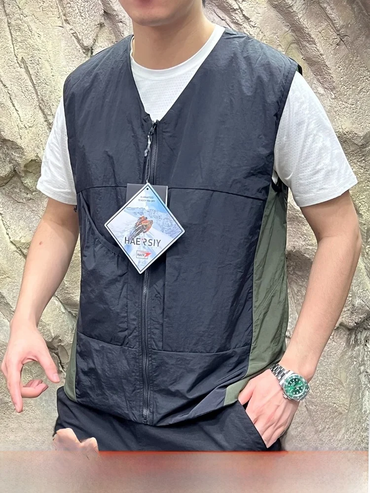 

Легкий уличный птица, внутренняя одежда, хлопковый жилет, дэт, молодежный модный костюм-стойка с застежкой-молнией, цвет с v-образным вырезом, осень-зима