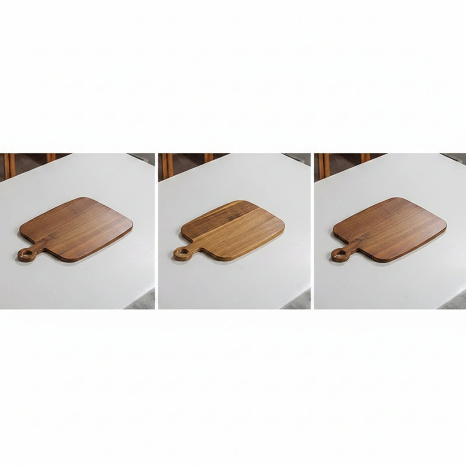 Acacia Serving Board Sturdy Serving Board with Handle Thick Slim for Kitchen, Restaurant