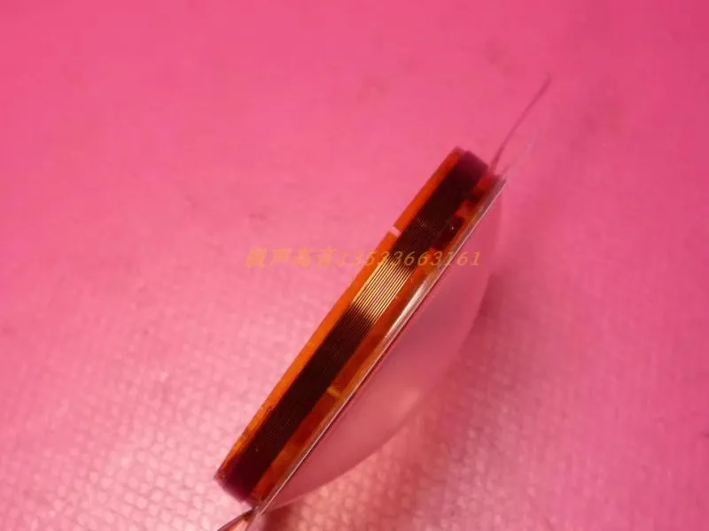 Ghxampa-ملف مكبر صوت عالي التردد ، سلك نحاسي مستدير مستورد ، استبدال RCF ثلاثة أضعاف ، فيلم بوليمر شفاف ، 38 ، 2