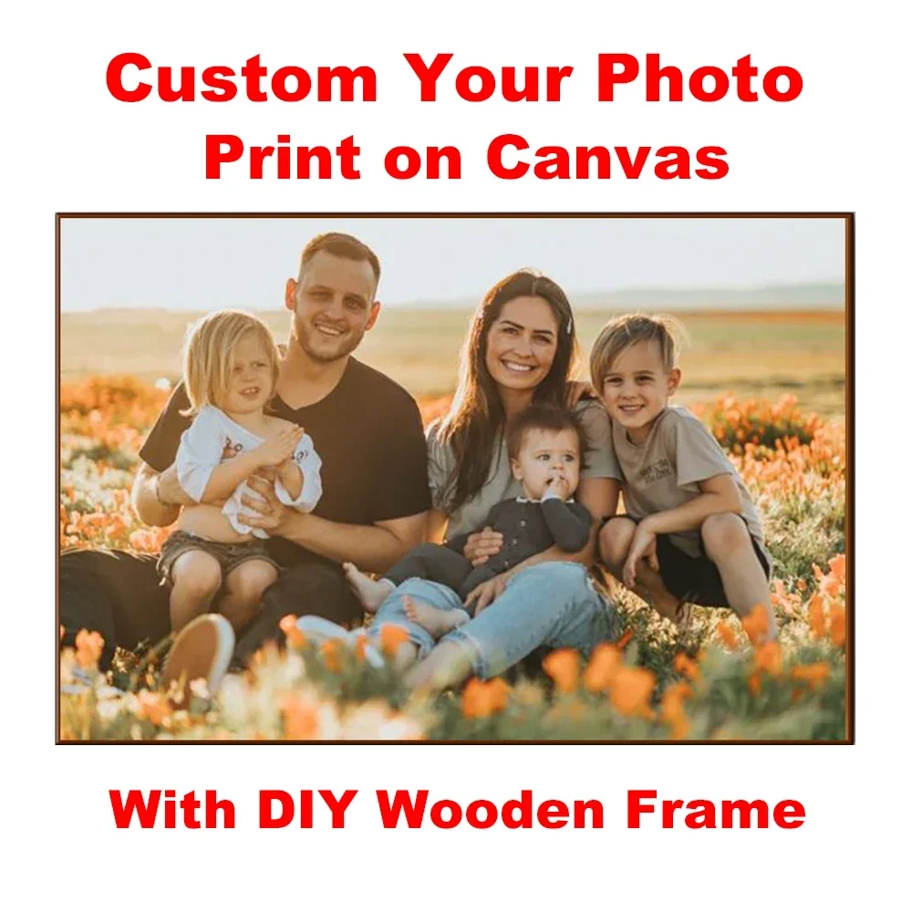 DIY Wooden Pictures Frame for Wall 20x30 30x40 40x50 Wall Art Canvas Paintings Poster Frame Wall Art Wooden Frame Home Decor