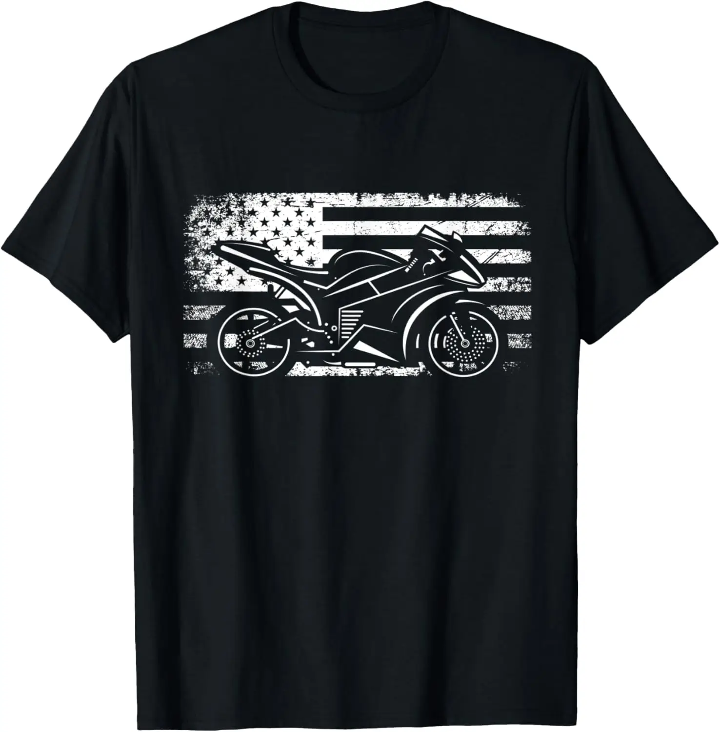 

American Flag Motorcycle Apparel - Motorcycle T-Shirt Motorcycle