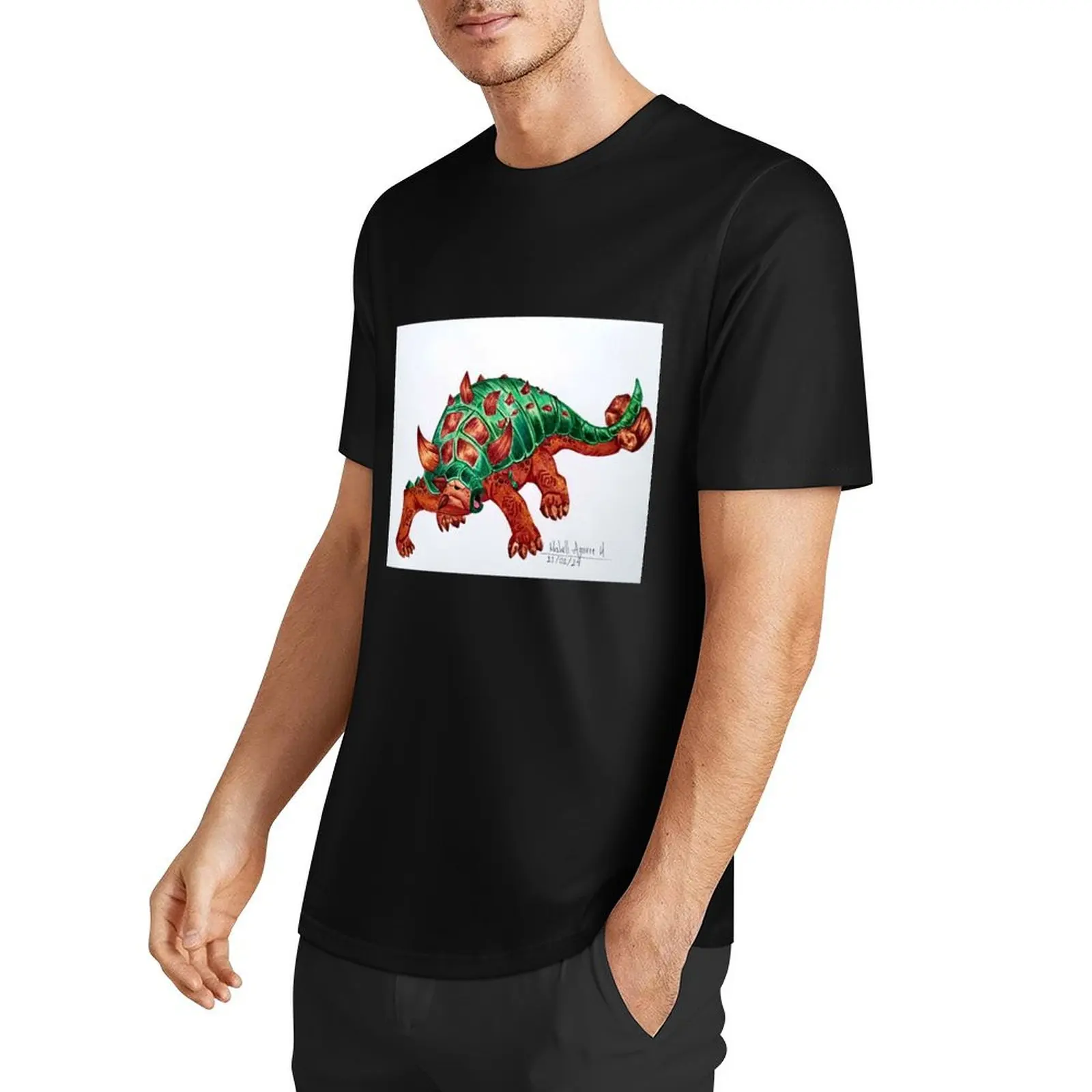 Ankylosaurus T-Shirt oversized quick-drying anime clothes big and tall t shirts for men