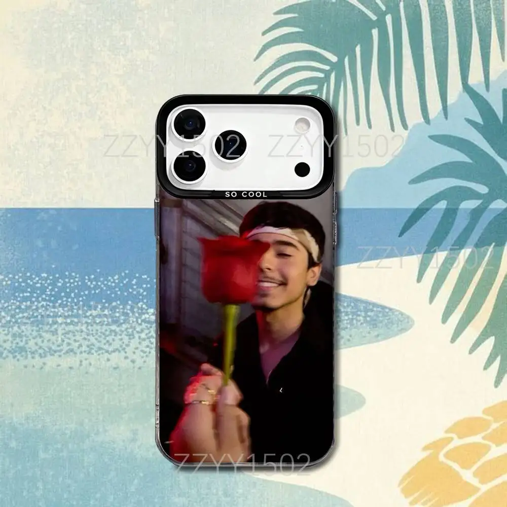 حافظة هاتف I-Ivan C-Cornejo Mirada لهاتف iPhone 17,16,15,14,13,12,X,8,Pro,Max,Plus,SE4,Air, Mini HD Black IMD Matte