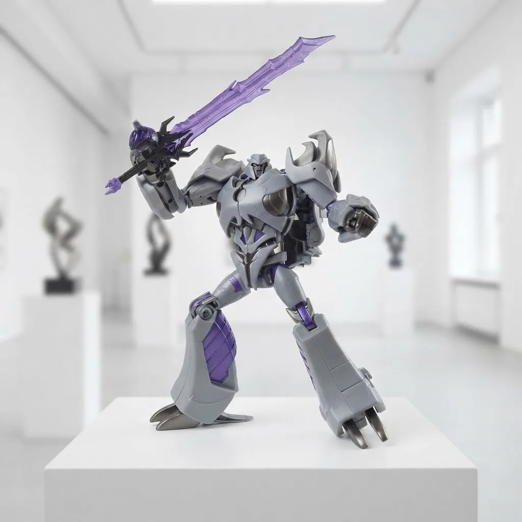 【Ready Stock】 APC Toys Transformers Prime Megatron Original Color Version Leader Class Action Figure Model Toy KO