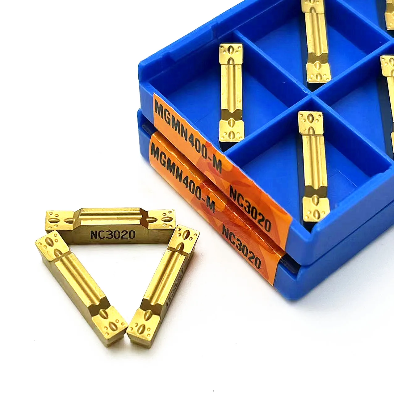 10Pcs  MGMN400 M PC9030 NC3020 NC3030 Turning Carbide Inserts CNC Metal Lathe Tools MGMN 400 NC3030 Grooving Inserts Hard Alloy