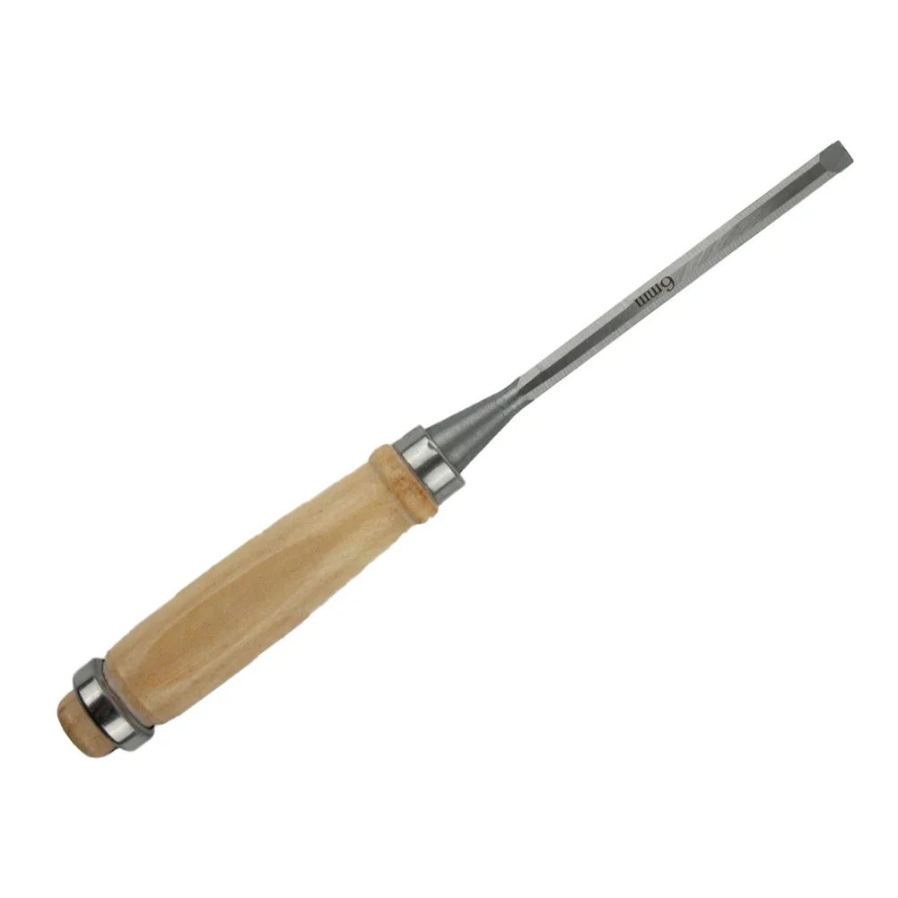 木工フラットチゼル、溝入れチゼル、大工フラットショベル、木工彫刻ツール、ハンドツール、6mm、12mm、18mm、24mm、1個