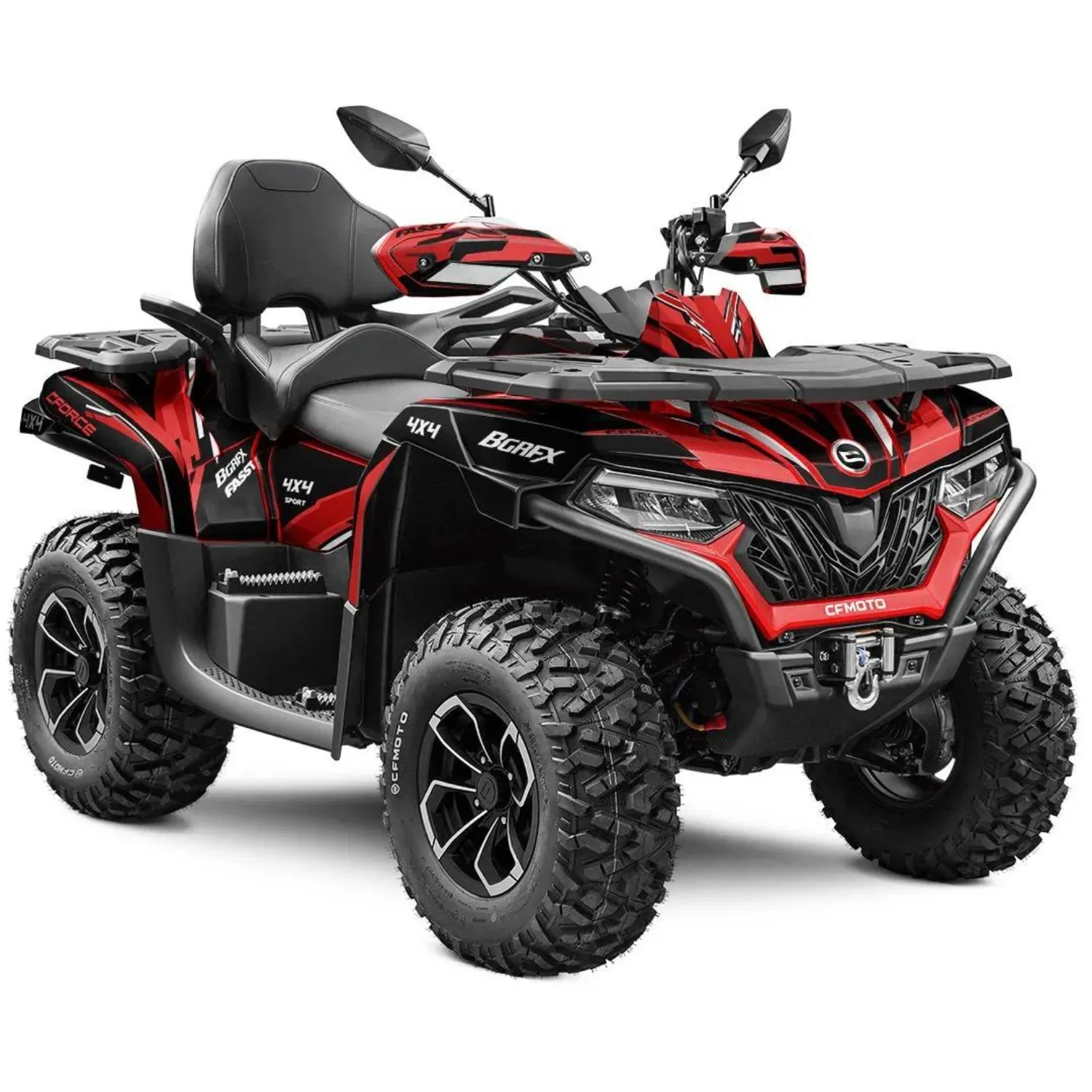 Motorcycle Body Fairing Sticker Decal Protective Quads / Atv 4x4 Full Graphic Kit For CFMOTO CFORCE 600 625 2020-2024 Design-9