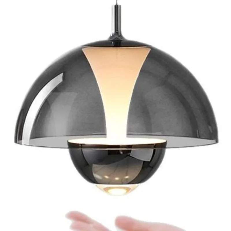 

Lifting bud bedside chandelier Modern minimalist Italian light luxury high sense 2025 new entrance bedroom chandelier