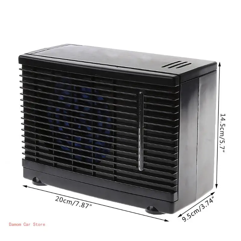 

Adjustable 12V Car Air Conditioner Cooler Cooling Fan Water Ice Evaporative