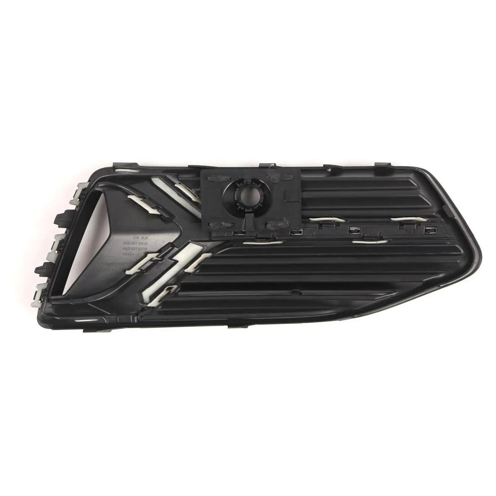 

Car Front Bumper Fog Light Trim Cover Plastic Mesh Grill Sleek Black Accent for AUDI A6 C8 Sedan 2019 2023