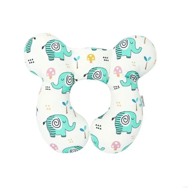 وسادة سفر للسيارة لمقعد السيارة لدعم الرقبة والوسائد لحديثي الولادة وسادة نوم كرتونية للسفر L8RB