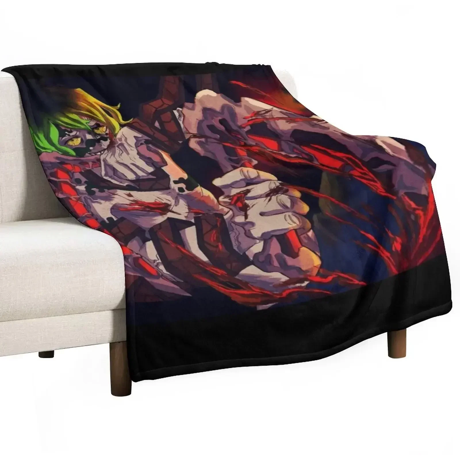 

Gyutaro Upper Moon Six Throw Blanket Warm Cozy Throw Blanket for Living Room Couch