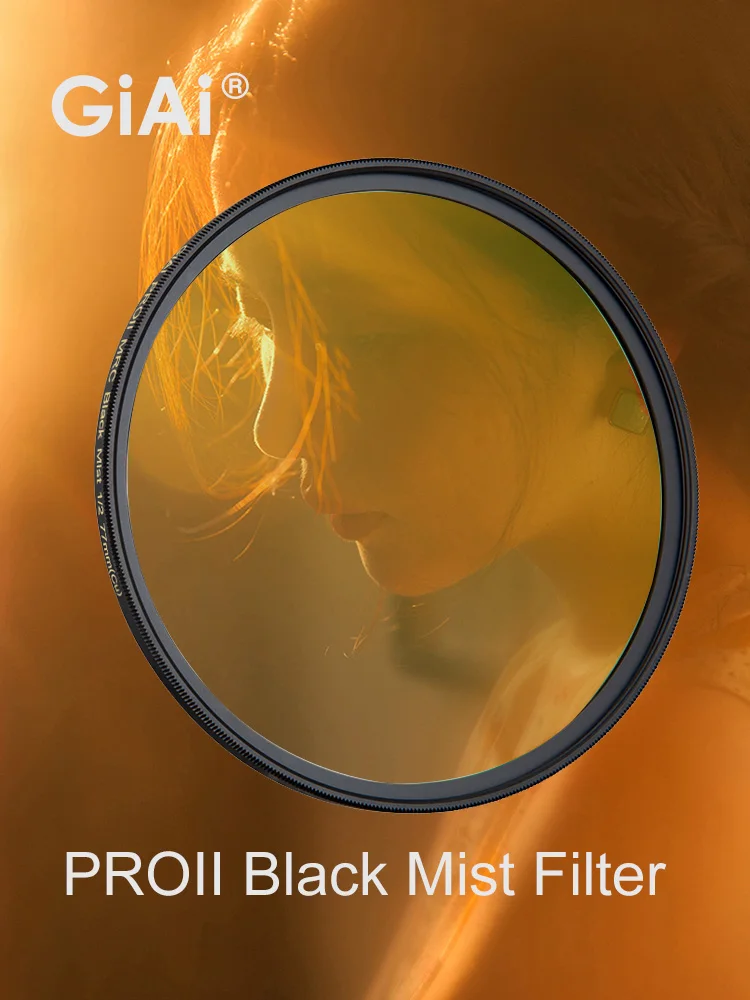 GiAi PROII Black Mist Filter 1/8 1/4 1/2 1 Updated MRC Coating Diffusion Camera Lens 37-86mm