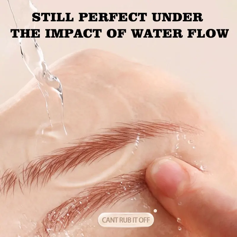 3 pz/set Sopracciglio Del Tatuaggio Impermeabile di Lunga Durata Sopracciglio Tinta Sopracciglio Peel Off Tinta Gel Anti-Savature Sopracciglio Gel Tinta Sopracciglio tatuaggio