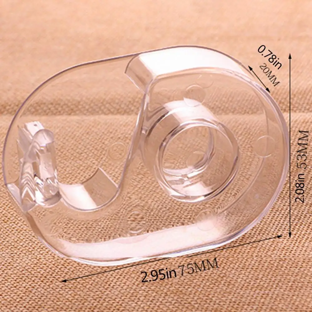 Mode Washi Papier Band Schere Bänder Kunststoff Transparent Band CutterSpecial Cutter Halter Schule Bürobedarf Dropshipping