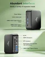 AMD Ryzen 7 7735HS Mini PC /7730U Processor 32GB RAM 512GB SSD Gaming Mini Desktop Computer 4K HDMI DP Type-C WiFi 6 BT5.2 6