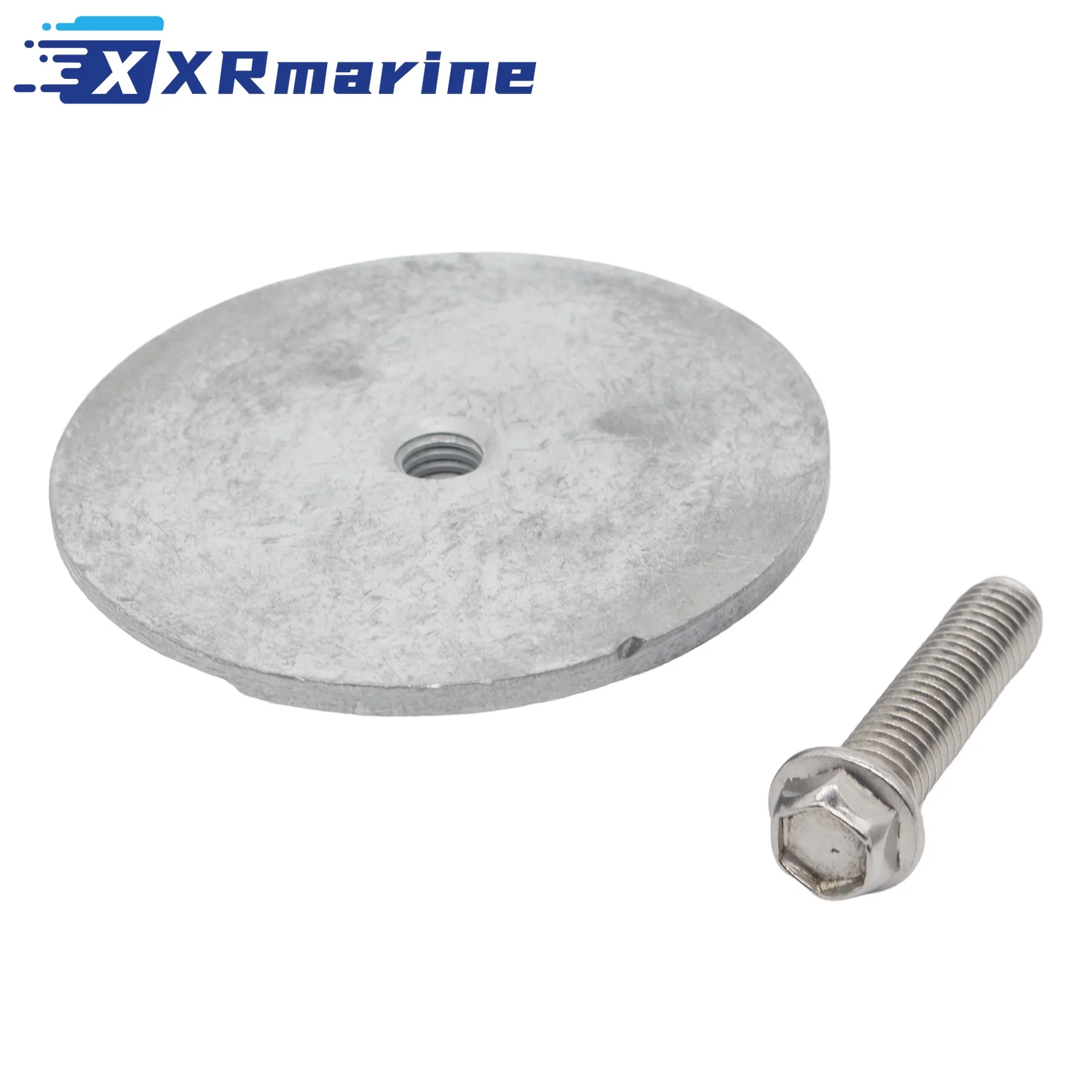 76214Q5 Aluminum Anode Plate Zinc with Mounting Bolt for Mercury MerCruiser Alpha 1 Gen 2 and Bravo 1 2 3 X XR XZ Stern Drive