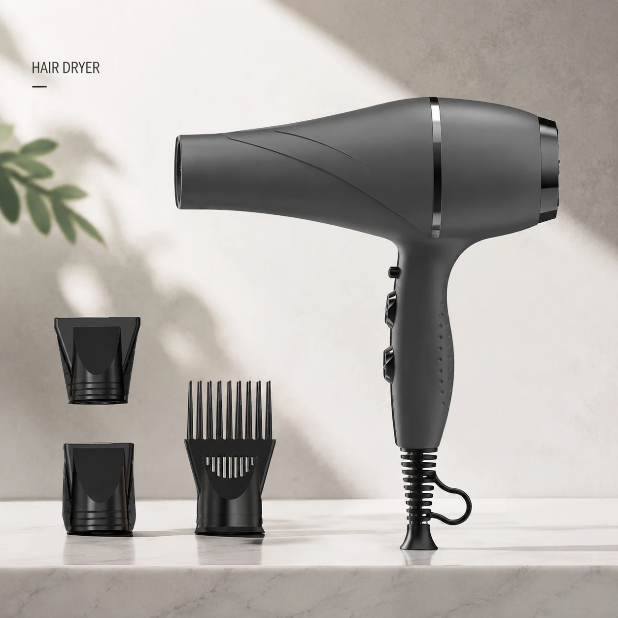 Popular High-Speed Hair Dryer 2200w High-Power Fast Drying Bass Noise Reduction Household Hair Salon Model 110V/220V