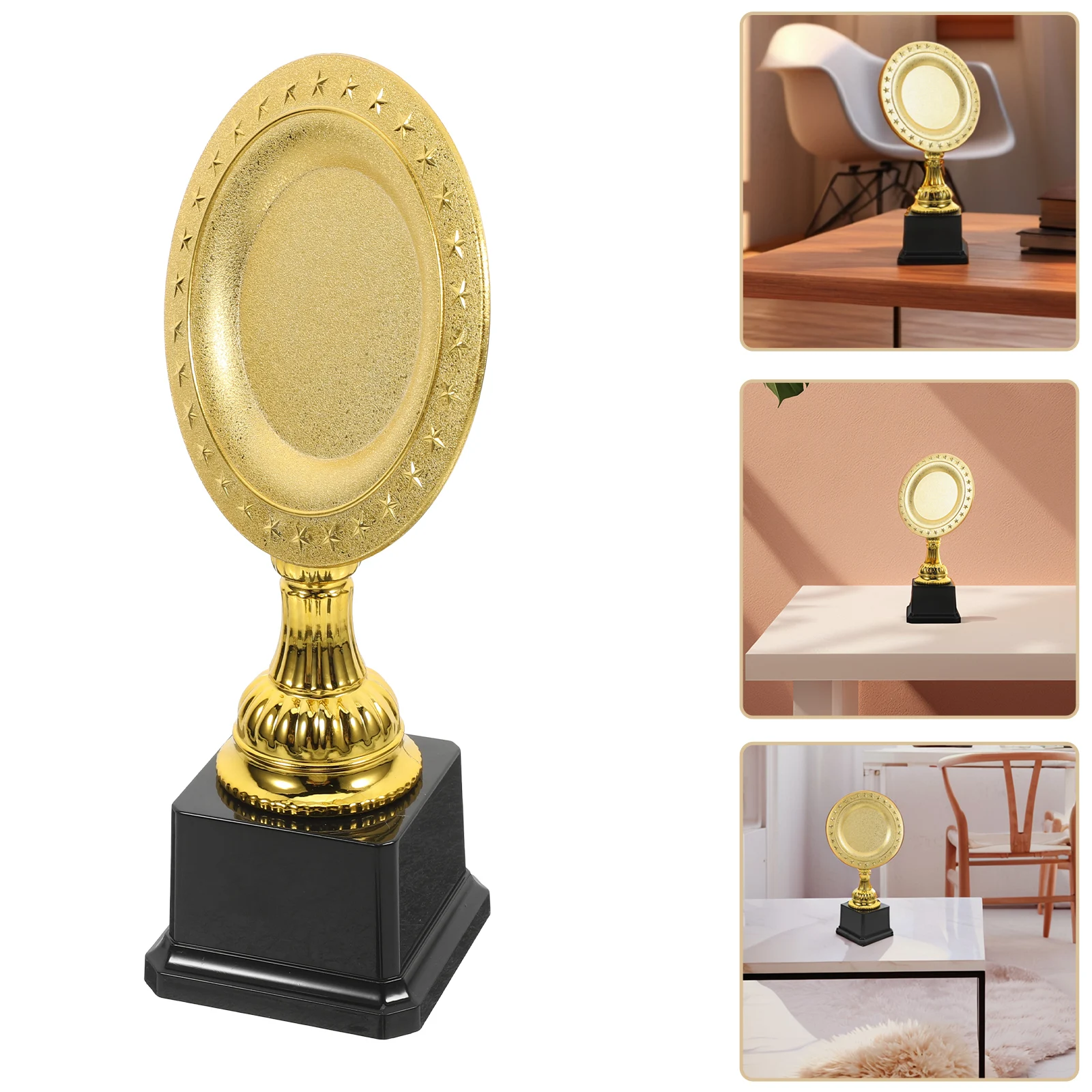 

Plastic Trophy Creative Shaped Award Trophy for Student Party Competition Celebration Ceremony Decor Trophies for Kids