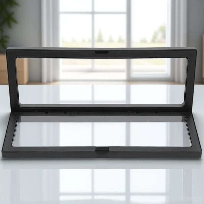 

3D Floating Frame 23X9Cm Black Jewelry Display Box For Coins Medals Stamps Transparent Shadow Case Display Tool For Retail