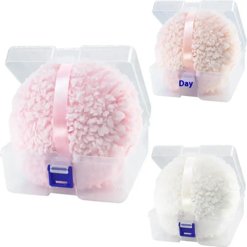 15cm Extra Large Powder Puff Oversize Long Plush Body Powder Applicator Easy To Hold Oversize Dust Puffs For Body Face Powder
