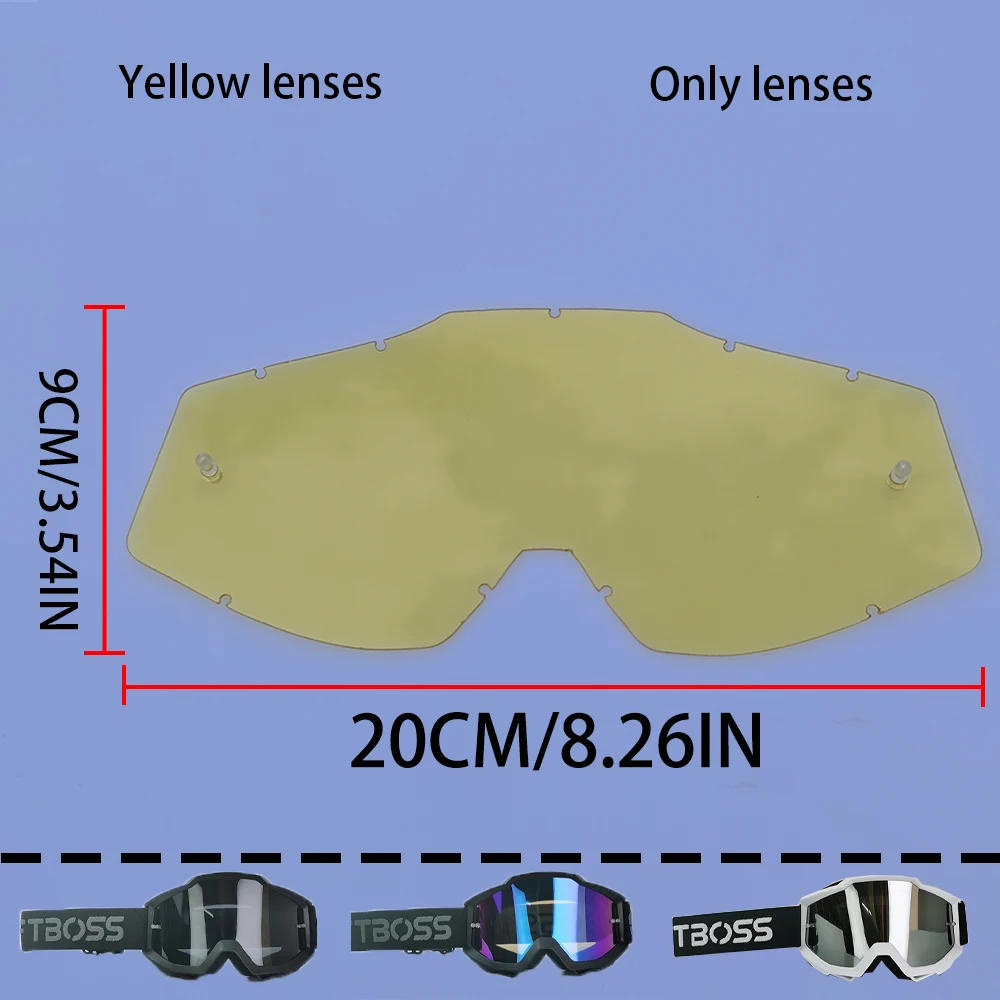 MX Off-Road Motocross-Brille Staubdichte Winddichte Skibrille mit PC-Linse für Dirt Bike Rennhelm