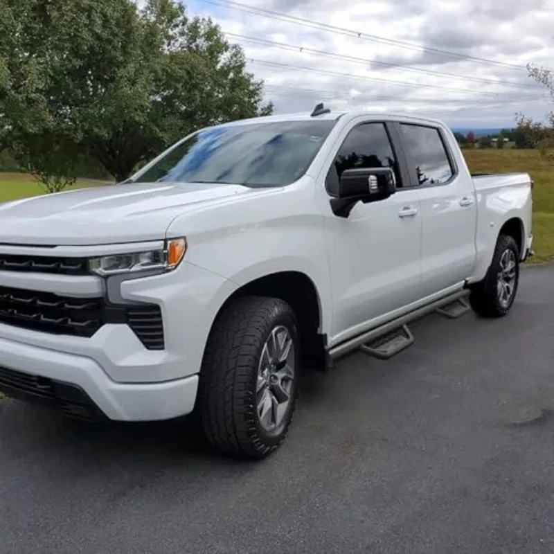 

Brand New5.5 Inch Running Boards 2005-2023 Tacoma Double Cab with 4 Full-Size Doors One-Piece Design Step Bars Black