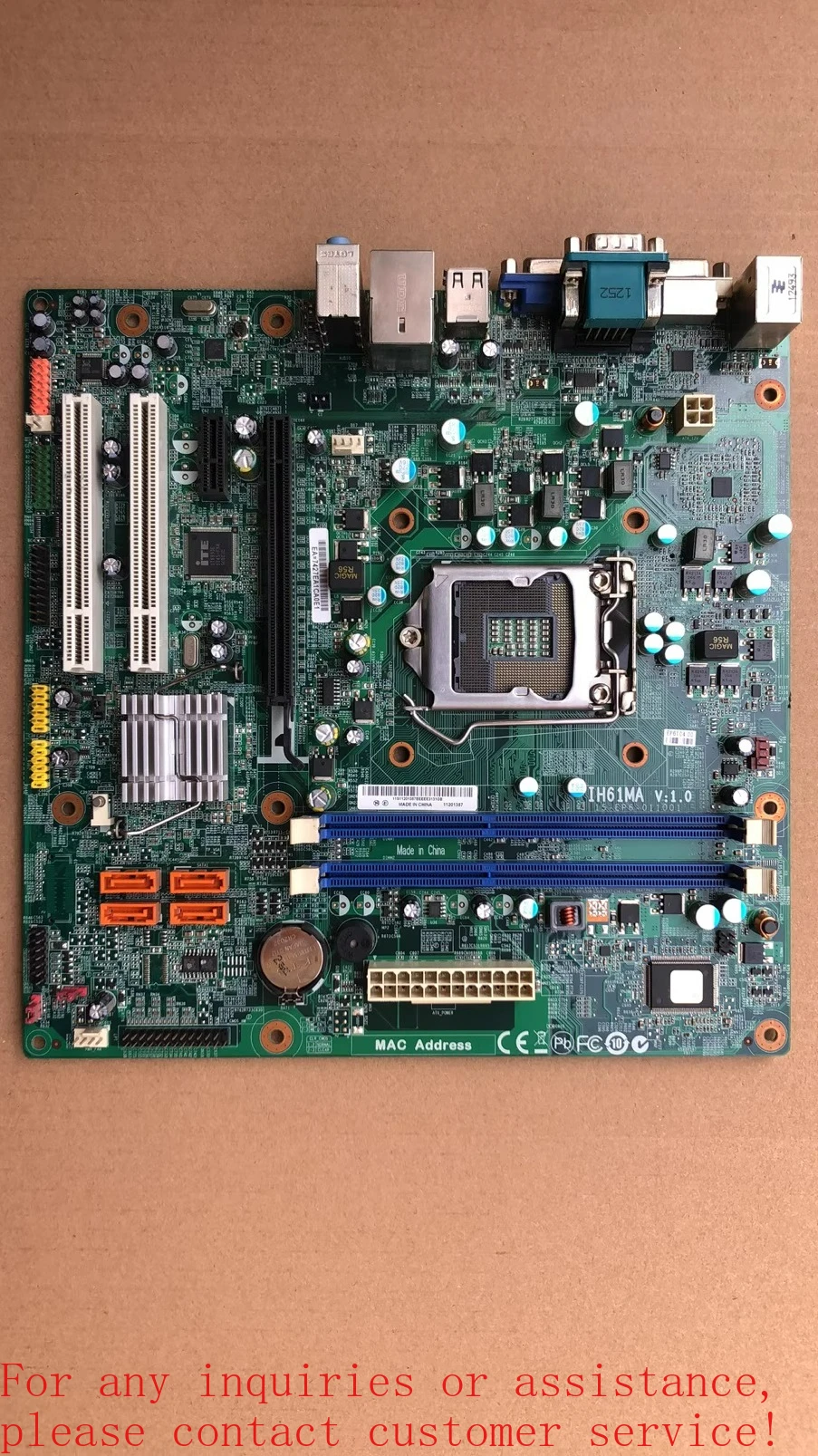 For Lenovo Qitian M4360 main board IH61MA 1.0 IH61M 4.2 H61H2-LM5 M4350 main board